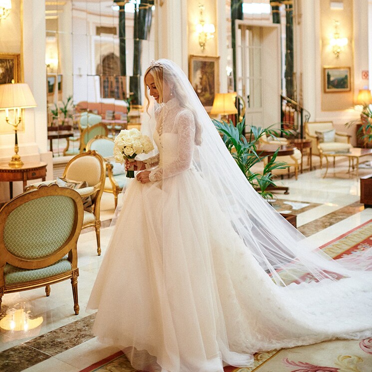 La espectacular boda de Ángela en Barcelona inspirada en 'Los Bridgerton'