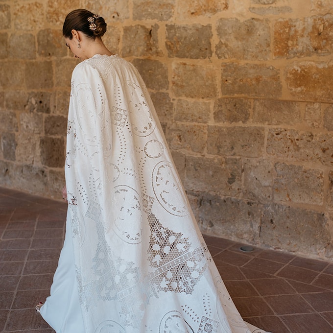 Dos vestidos muy especiales para la boda de Beatriz en la Ribera del Duero