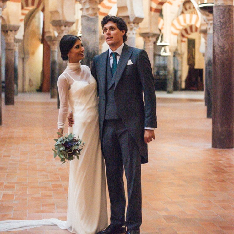 Un vestido de novia sencillo para la boda en Córdoba de Aurora - Foto 1
