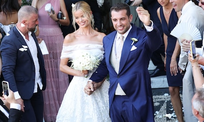 Frida Aasen se casa en Portofino con un vestido de princesa desmontable