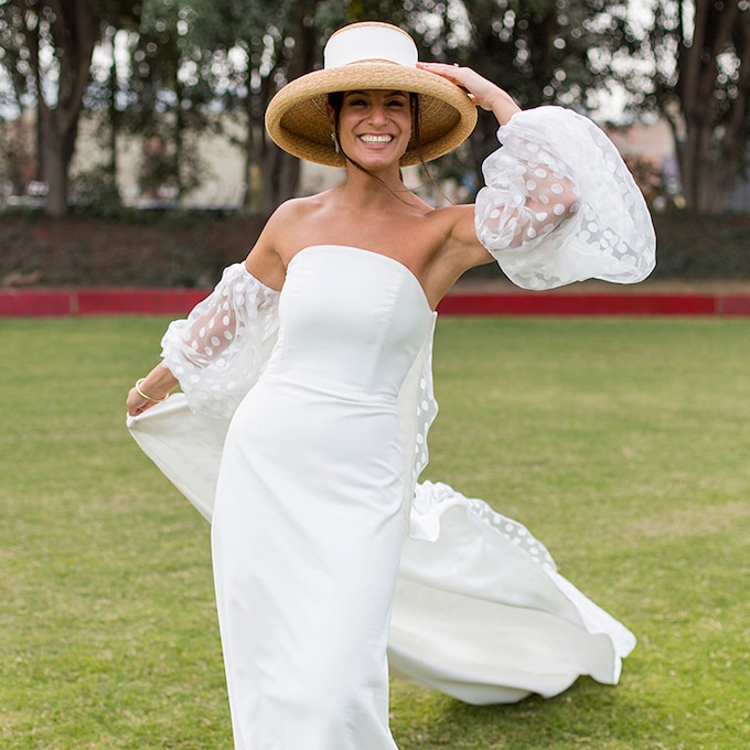 Teresa, la novia del look con sombrero y capa de lunares que ha traspasado fronteras