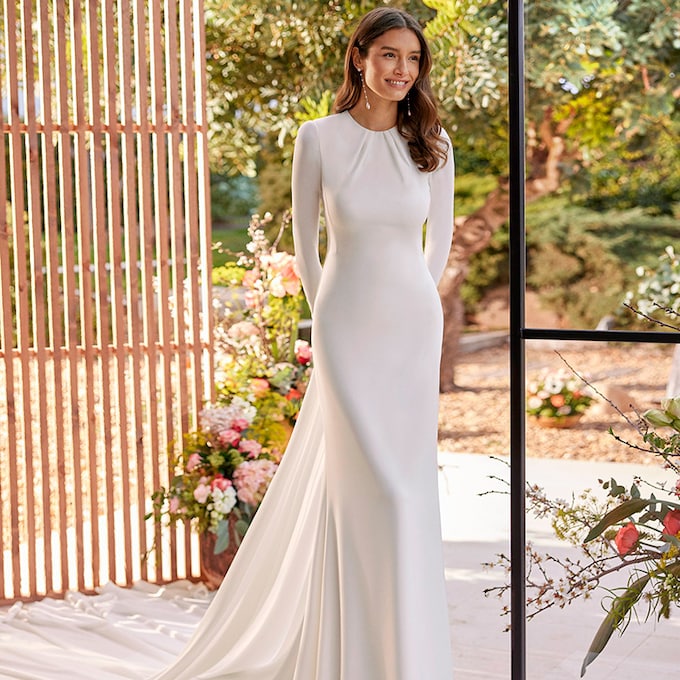 Discretos y muy elegantes: 12 vestidos de novia para una boda religiosa