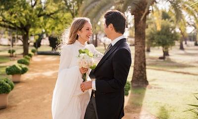 La romántica boda de Sandra, la novia del look victoriano que cambió México por Sevilla