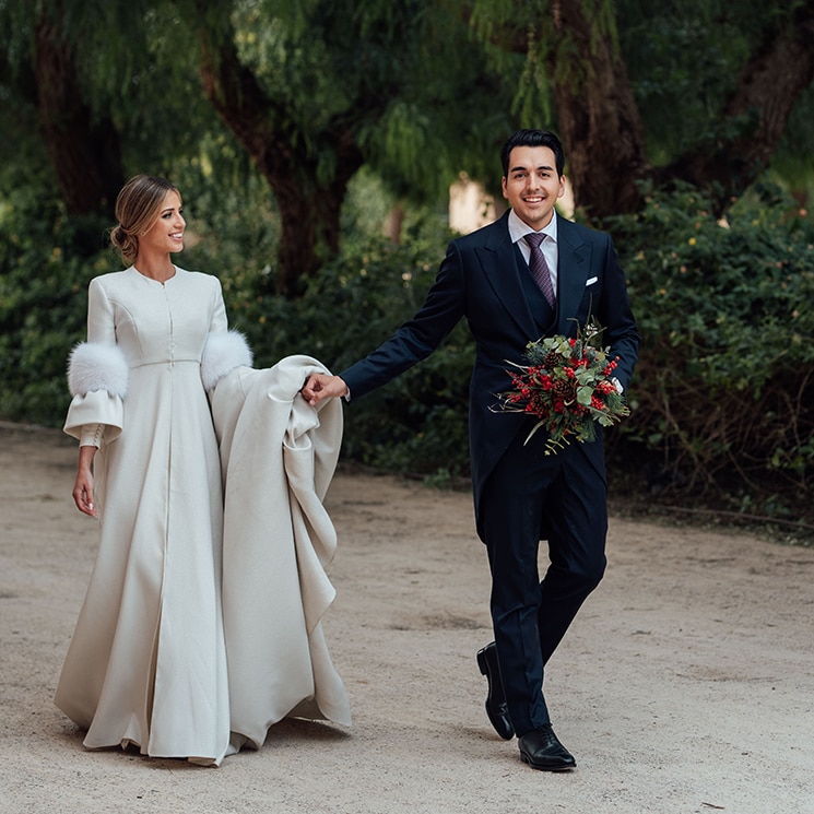 Dos looks de novia de invierno y una boda en Navidad para María - Foto 1 Dos looks de novia de invierno y una boda en Navidad para María - Foto 1