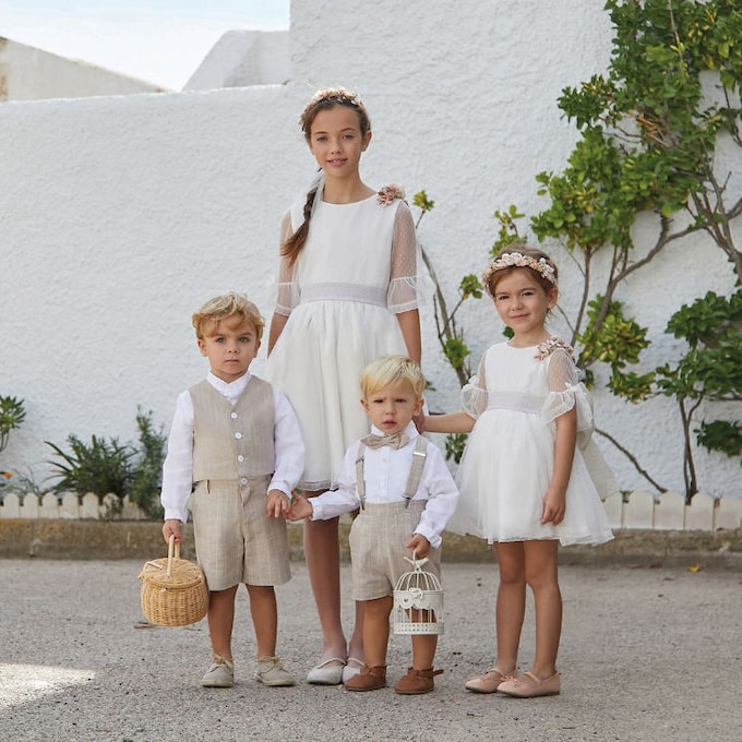 12 firmas españolas que te encantarán para vestir a los niños de arras