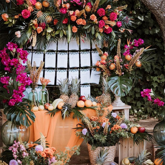 Ideas de decoración muy espectaculares para bodas de primavera al aire libre