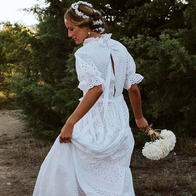 Vestidos de novia troquelados, la tendencia más romántica del momento