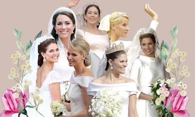 Las impresionantes joyas que llevaron las ‘royals’ en sus bodas: de Kate Middleton a la reina Letizia