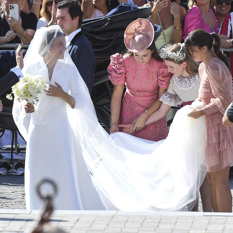 María Francisca de Portugal se inspira en el vestido de novia de su madre y luce una histórica tiara de 800 diamantes
