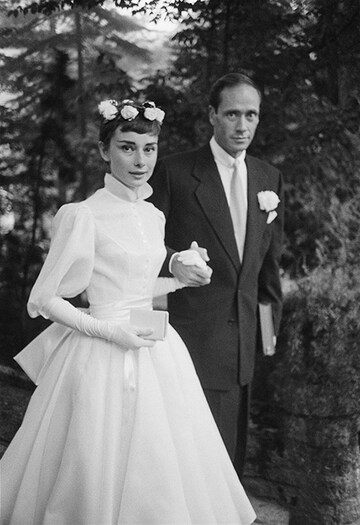 Audrey Hepburn boda Mel