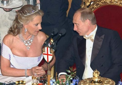 Putin es recibido con todos los honores por Isabel II de Inglaterra