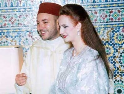 Las princesas de Marruecos, bellas protagonistas de una cena oficial con Jacques Chirac