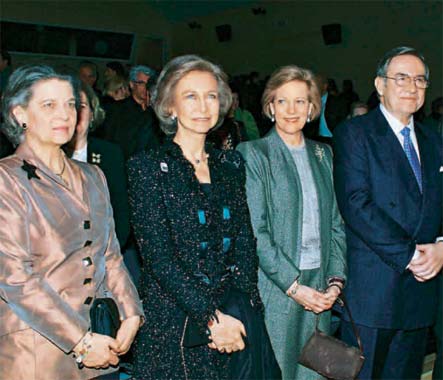 Reunión familiar de la reina doña Sofía en Atenas