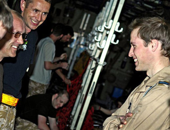 Guillermo de Inglaterra amplía su formación como piloto de la RAF en Afganistán