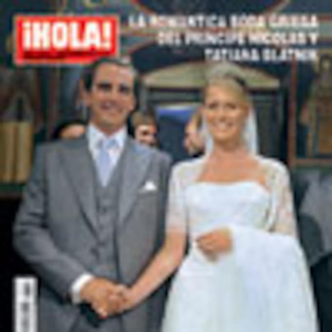 La revista ¡HOLA! lanza una segunda edición de su número de esta semana con la romántica boda del príncipe Nicolás y Tatiana Blatnik