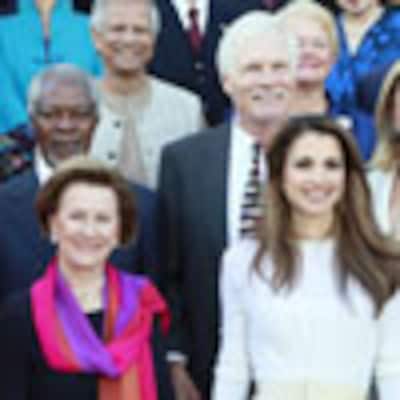 Los reyes y los príncipes de Noruega reciben en Oslo a Rania de Jordania como miembro de la directiva de la Fundación de la ONU