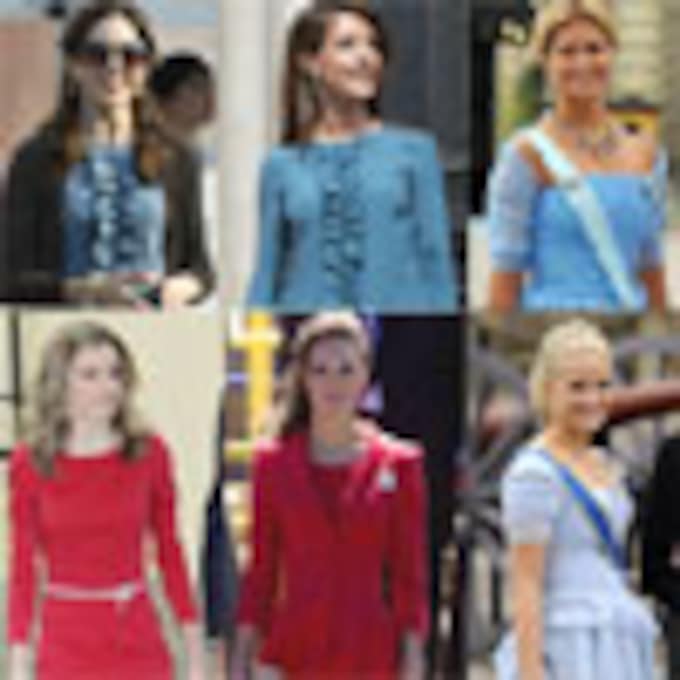 Los idénticos 'looks' de los armarios de las princesas
