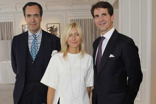 Jaime de Marichalar y los príncipes Pablo y Marie Chantal de Grecia coinciden en la Casa Dior