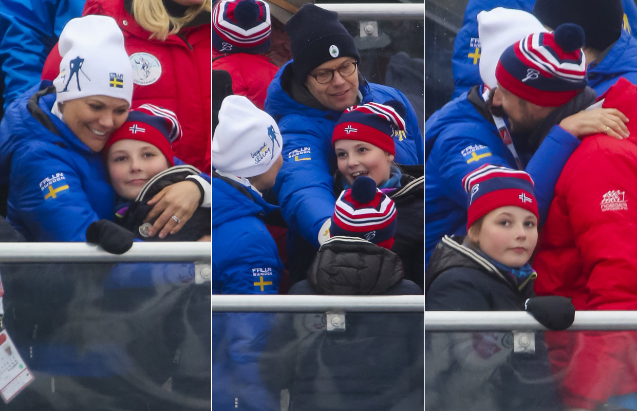 ¡Todos a la nieve! Estelle de Suecia y los pequeños Príncipes noruegos lo pasan en grande en los Mundiales de esquí