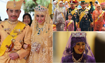 Lujo y esplendor en la boda del hijo del Sultán de Brunéi