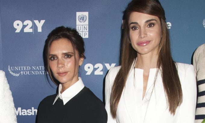 Rania de Jordania y Victoria Beckham, dos reinas de las tendencias frente a frente