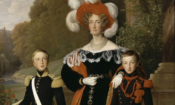 María Amelia de Borbón, la última reina de Francia