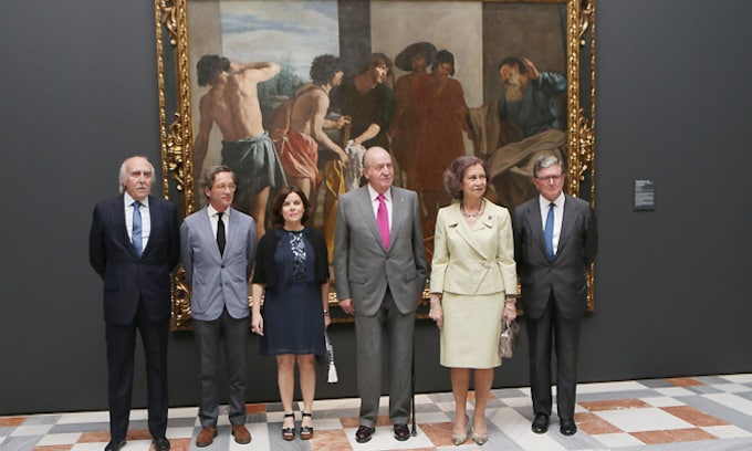 Caravaggio reúne a los reyes Juan Carlos y Sofía y en unos días Simeón de Bulgaria volverá a juntarles
