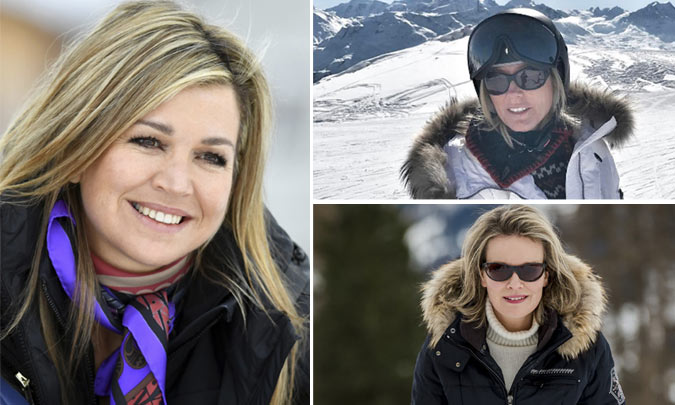 'Glamour' en la nieve: reinas y princesas desfilan con las tendencias de esquí