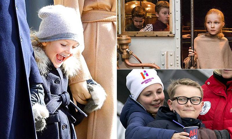 De celebración, de museos… Los mini 'royals' protagonistas del finde