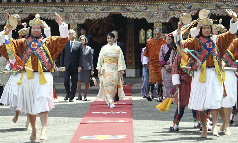 FOTOGALERÍA: Mako de Japón visita Bután en el que podría ser su último viaje oficial como princesa