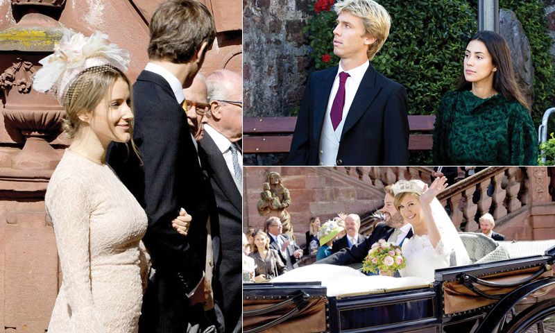 Unos futuros papás, unos novios en capilla... Los Hannover, de boda en boda