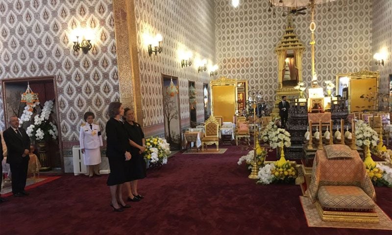 La realeza despide al rey de Tailandia, Bhumibol Adulyadej
