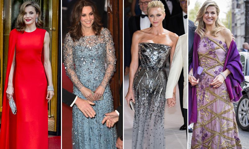 Como unas reinas en 2017: los atuendos reales más bonitos del año