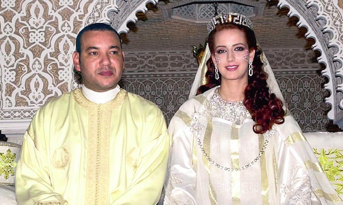 Mohamed VI y la princesa Lalla Salma