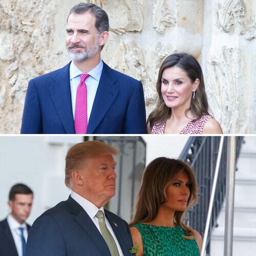 Todos los detalles sobre el encuentro de los Reyes de España con los Trump