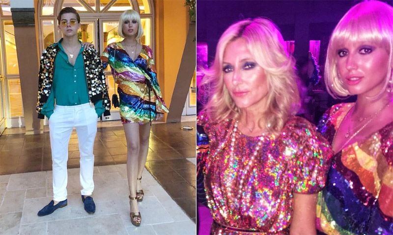 ¡Príncipes de Grecia y reyes de la pista! Marie Chantal y sus hijos inauguran el verano a lo 'Studio 54'