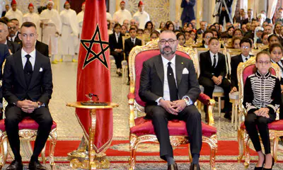 Khadija de Marruecos debuta en su primer acto oficial junto al Rey y el Heredero