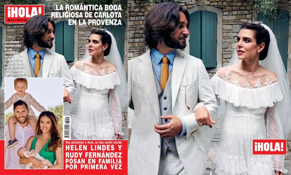 En ¡HOLA!, la romántica boda religiosa de Carlota en la Provenza