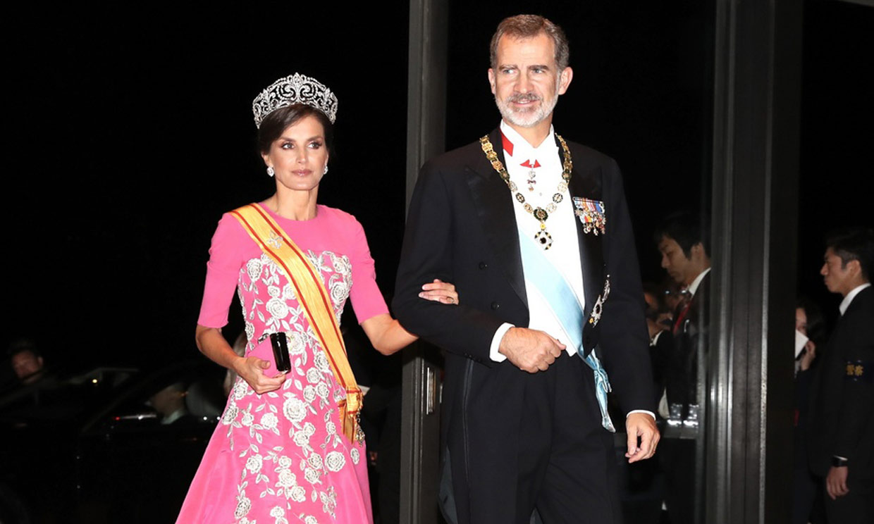 El broche perfecto: los Reyes acuden a la gran cena de gala de los nuevos emperadores de Japón