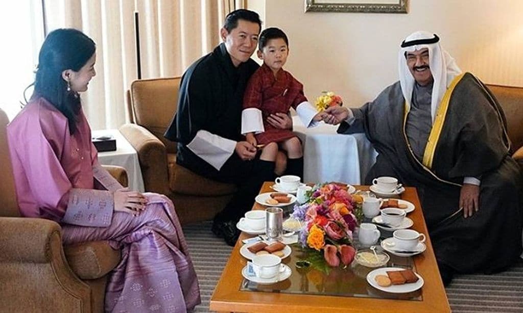 El príncipe de Bután, el invitado más joven (y adorable) de la entronización de Naruhito