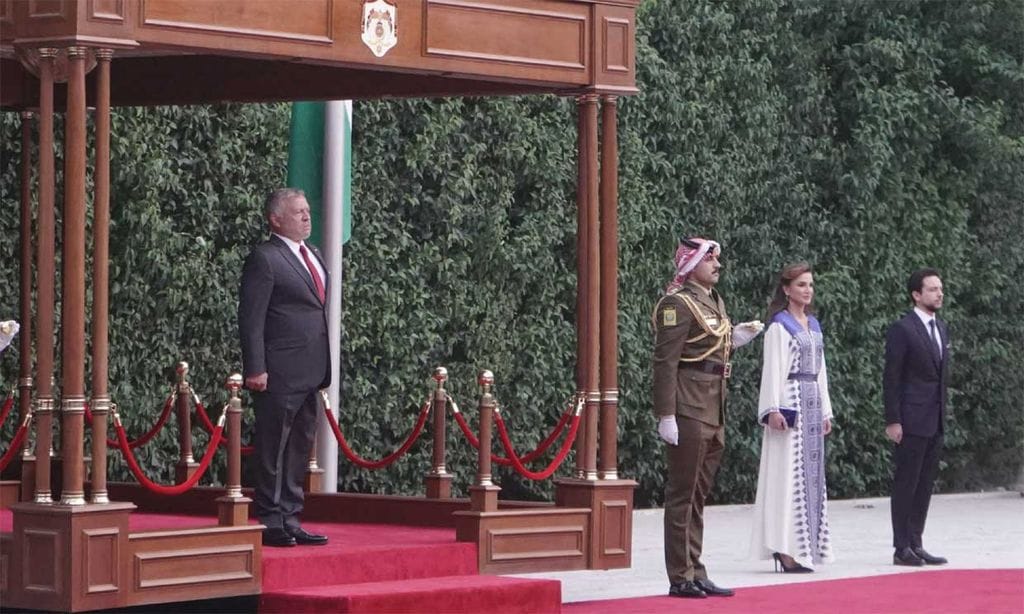 La solemne celebración de Abdalá y Rania de Jordania