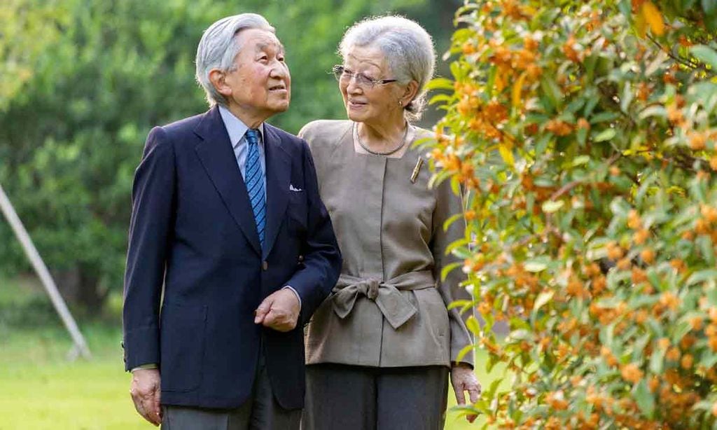 Akihito y Michiko de Japón