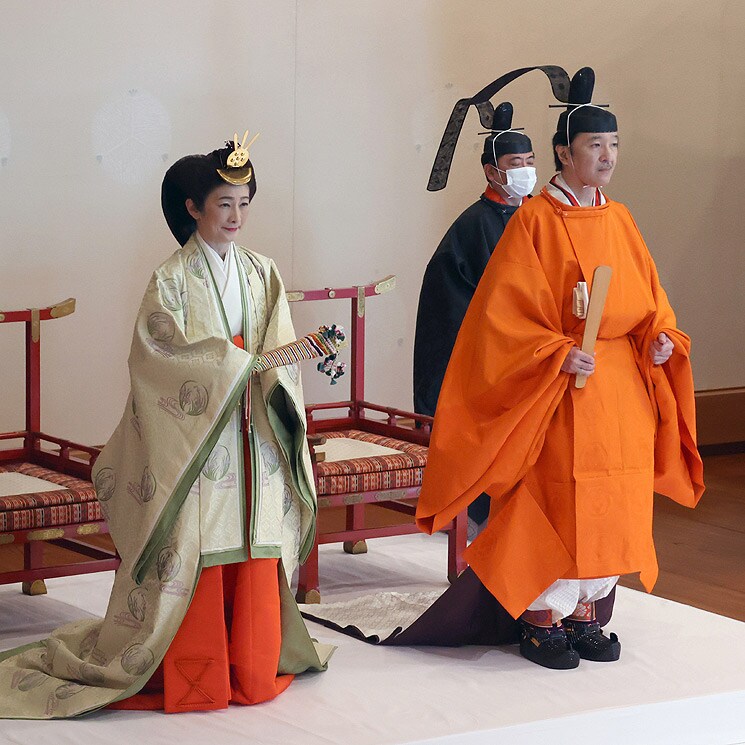 Así ha sido la ancestral (y austera) ceremonia con la que Akishino de Japón ha sido proclamado heredero