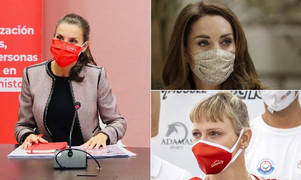 De las quirúrgicas a las más atrevidas: las 'royals' sorprenden con sus mascarillas