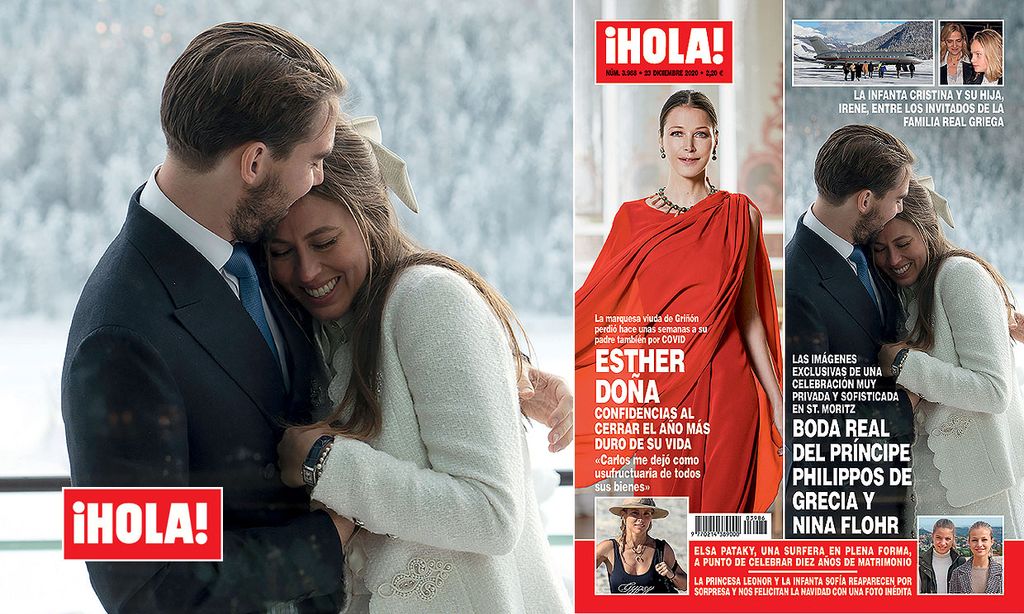 Imágenes exclusivas en ¡HOLA!, boda real del príncipe Philippos de Grecia y Nina Flohr