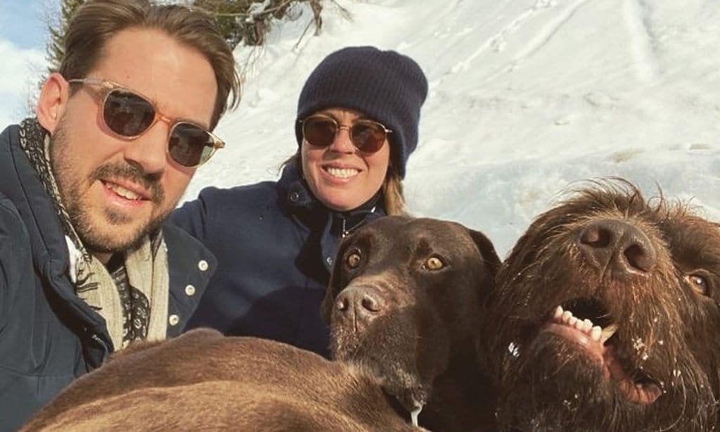 ¡Navidad en la nieve! Así viven Felipe de Grecia y Nina Flohr sus primeras fiestas como marido y mujer