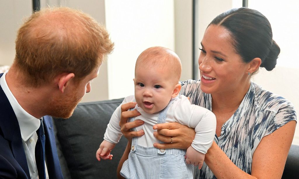 El Príncipe Harry, Meghan Markle y su hijo Archie