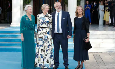 De los Borbones a los Windsor: todos los 'royals' que han ido a la boda de Philippos de Grecia y Nina Flohr