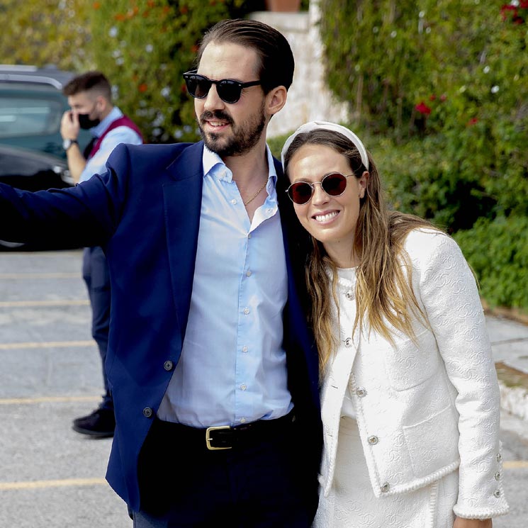 Las primeras imágenes de Philippos de Grecia y Nina Flohr tras su boda