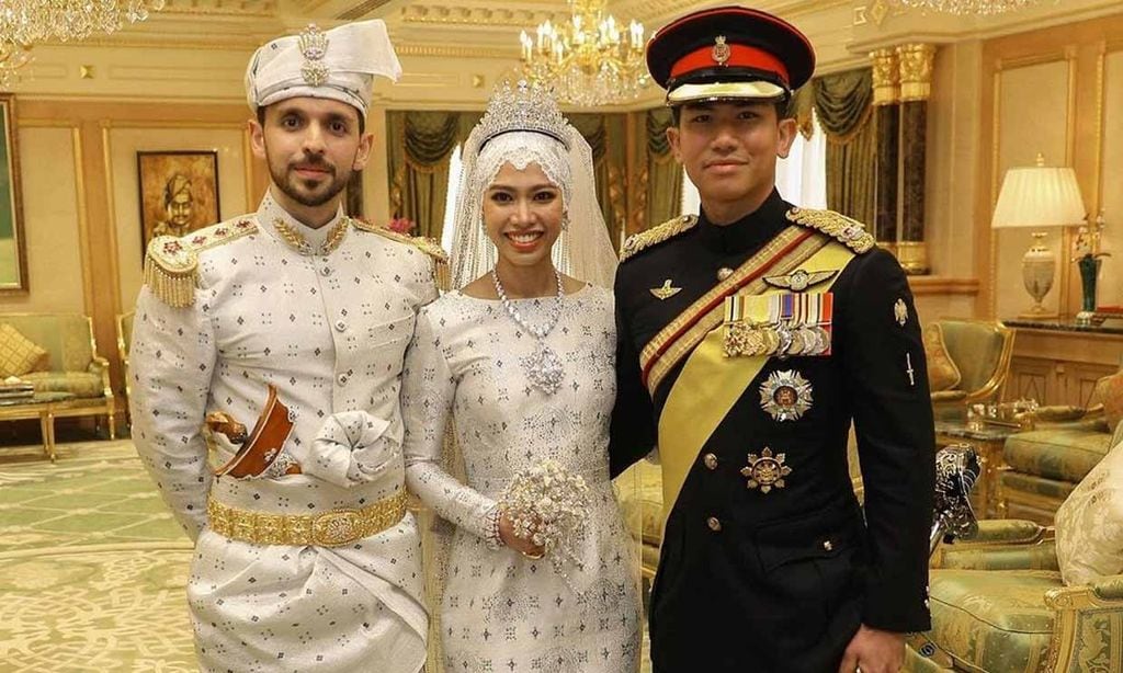 Las imágenes de la fastuosa boda de la hija del sultán de Brunéi